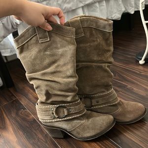 Steve Madden P Diablo Leather Boots